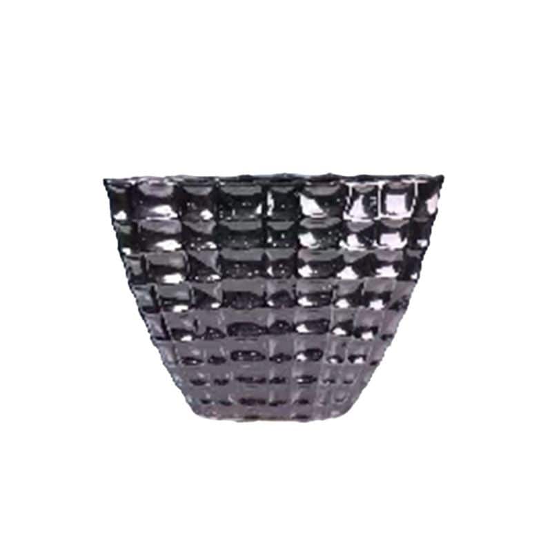 Aria Home Titanium Silver Ceramic Centerpiece Bowl Decor