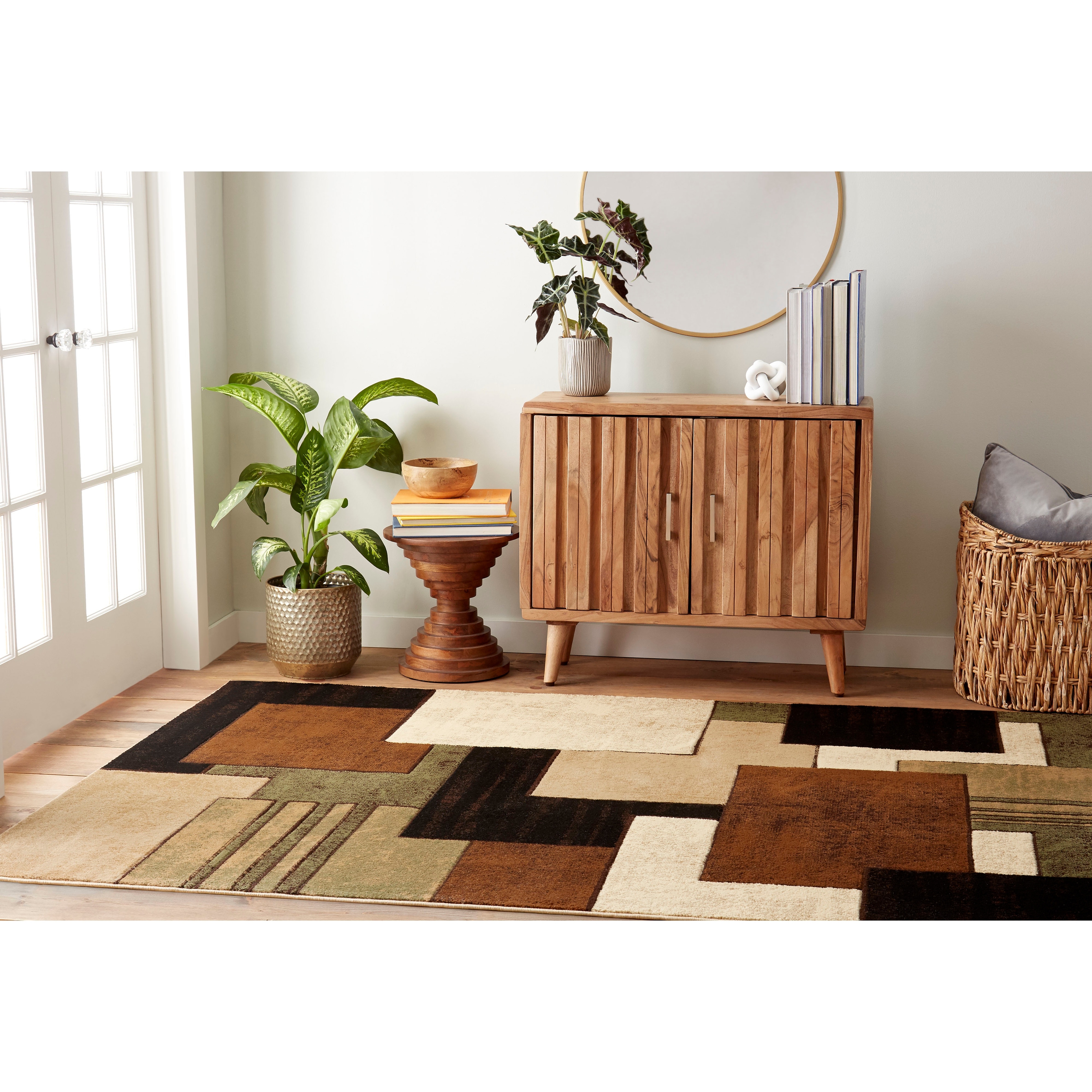 Home Dynamix Tribeca Mason Contemporary Geometric Area Rug