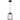 1-light Oil Rubbed Bronze Hanging Pendant