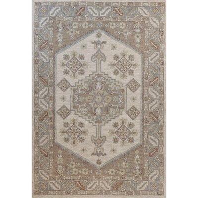 Bashian Narcisssa Ivory Transitional Area Rug