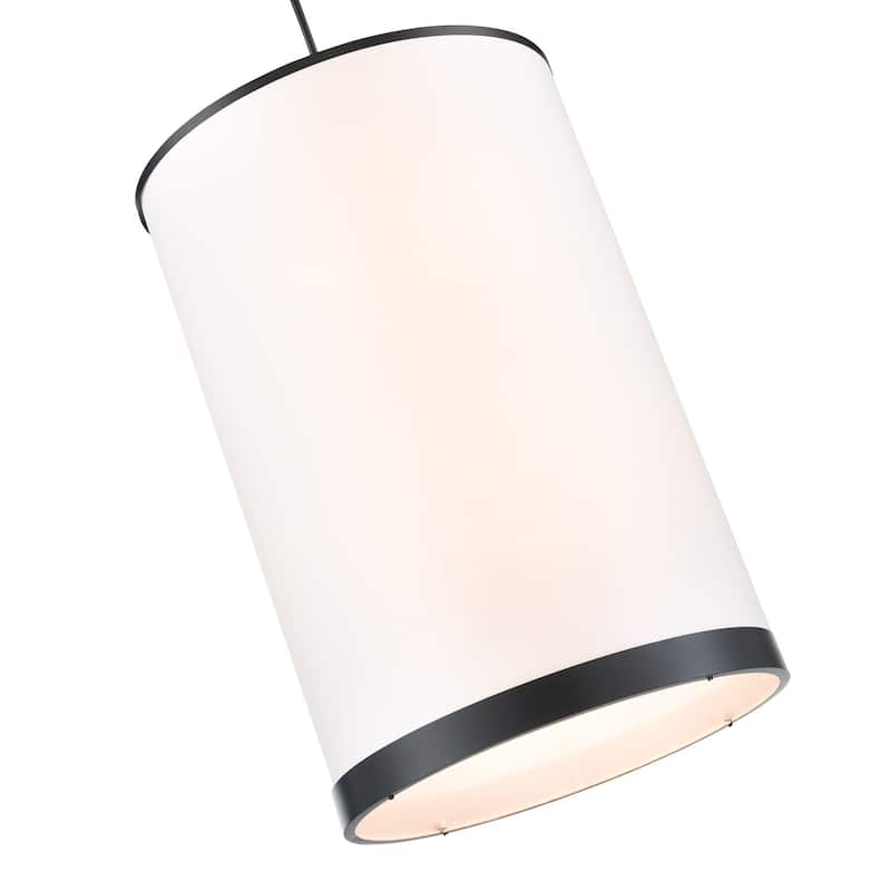 Artcraft High Street 8-Light Chandelier - Black Finish