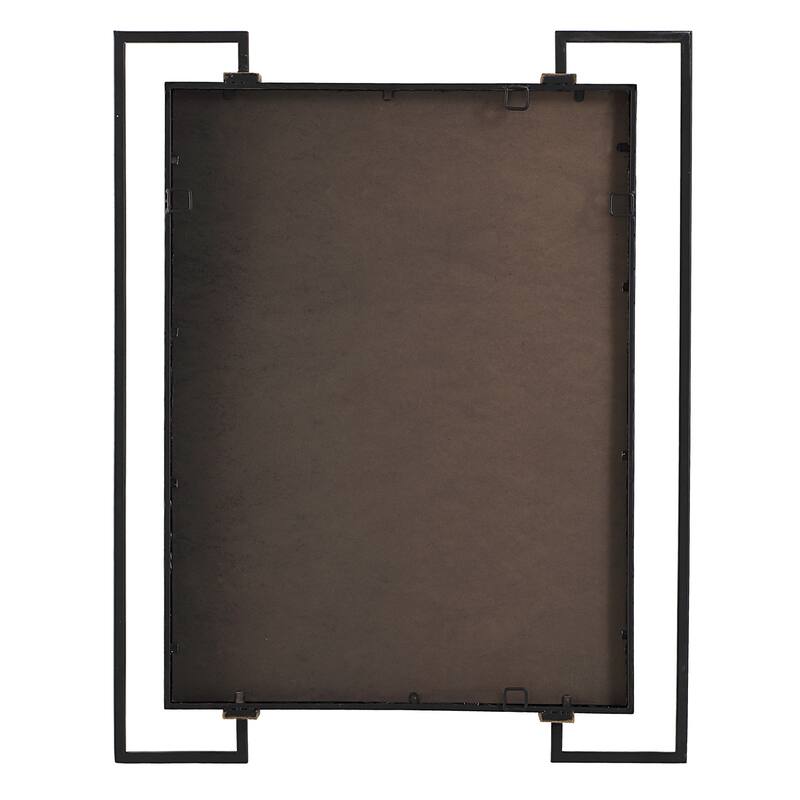 Uttermost 09957 Ivey 32-1/2" W x 42" H Square Framed Bathroom Mirror