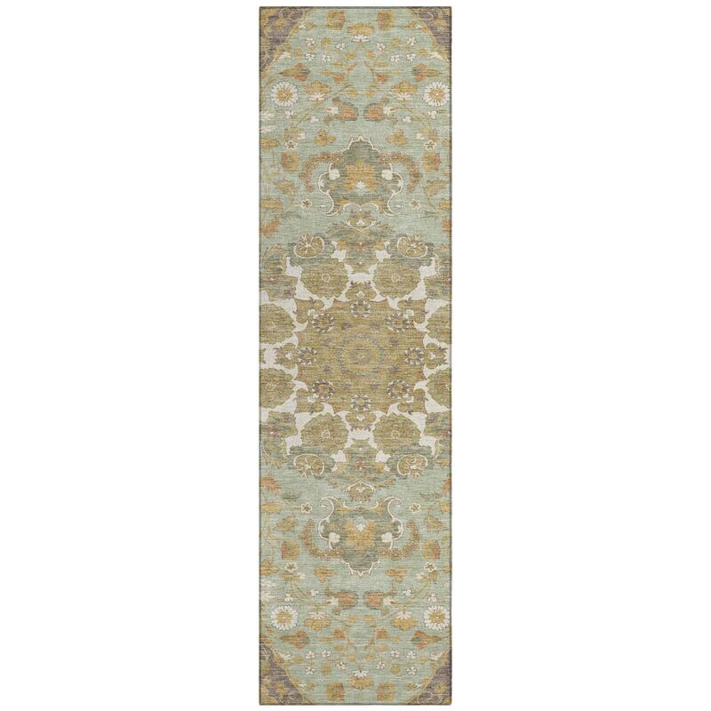Machine Washable Indoor/ Outdoor Global Eckley Chantille Rug