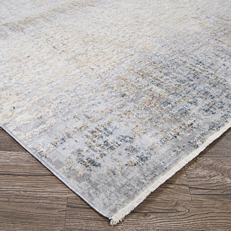 La Mode Achromat Gray-Beige Area Rug