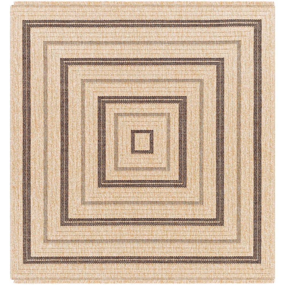 Encore Farmhouse Border Indoor/Outdoor Area Rug