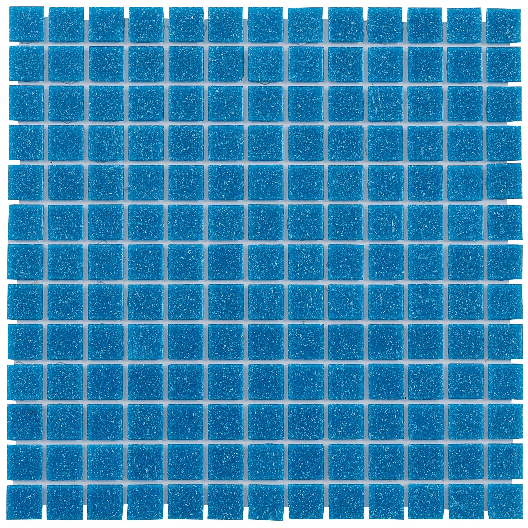 Apollo tile 12" x 12" Dune Glossy Azure Blue Glass Tile (20 sq ft/case) - 20 Pack