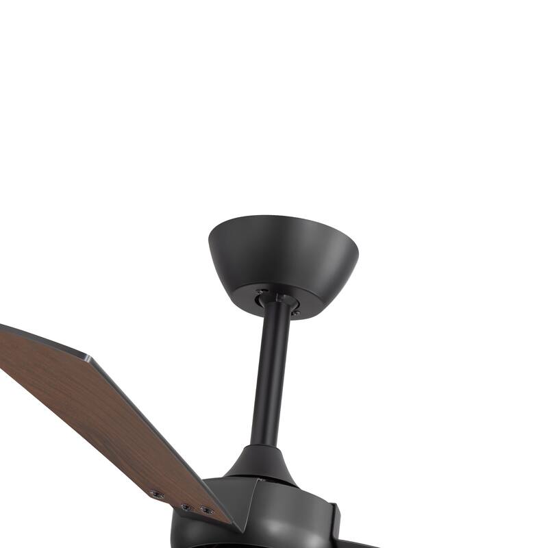 2 Set 52-inch Reversible 3-Blade Ceiling Fan No Light with Remote