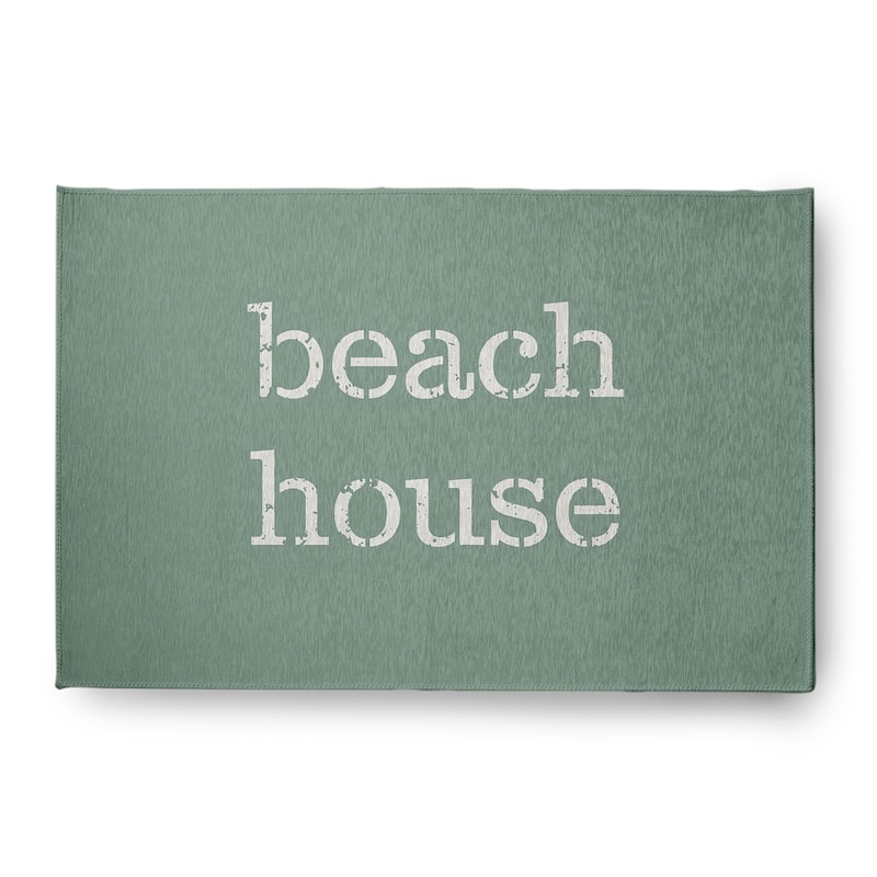Beach House Nautical Indoor/Outdoor Rug - Sage - 4' x 6'