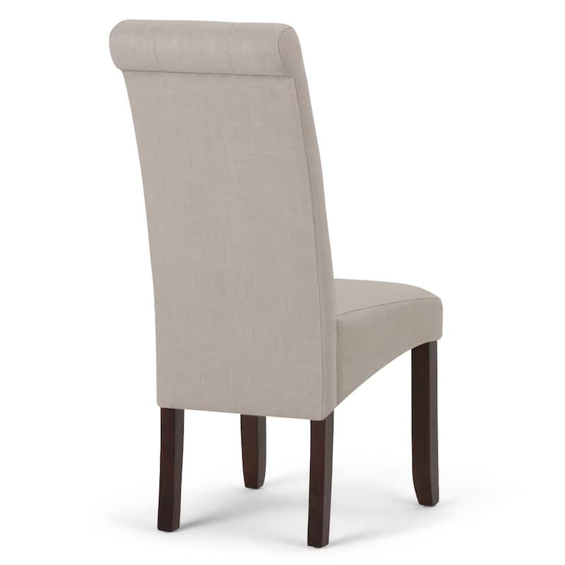 WYNDENHALL Essex Deluxe Tufted Parson Chair (Set of 2) - 18.9"w x 19.3"d x 42.1"h