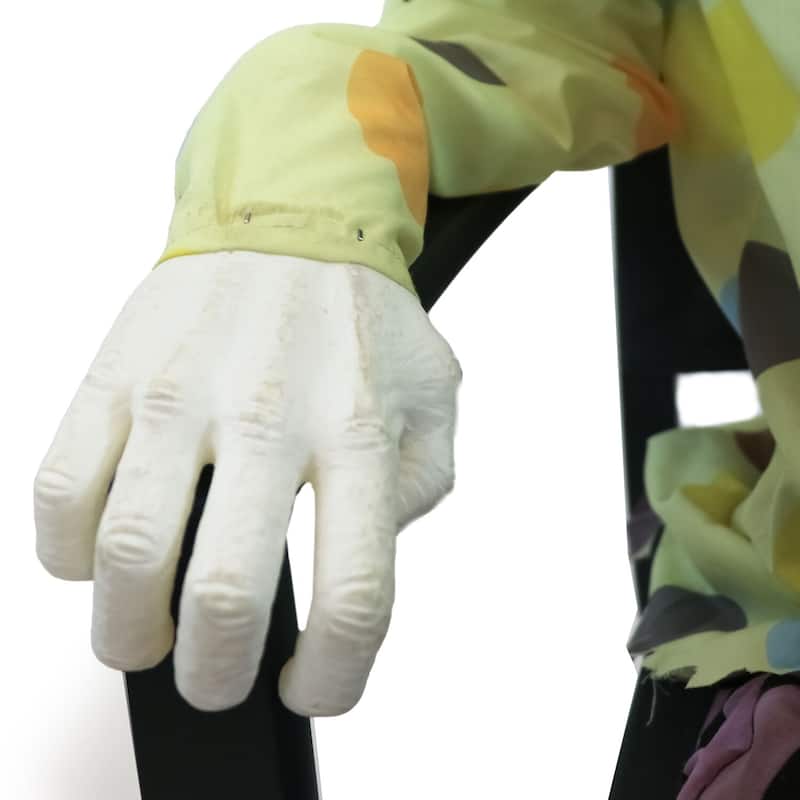 Motion-Activated Thrashing Clown with a Meat Cleaver by Tekky