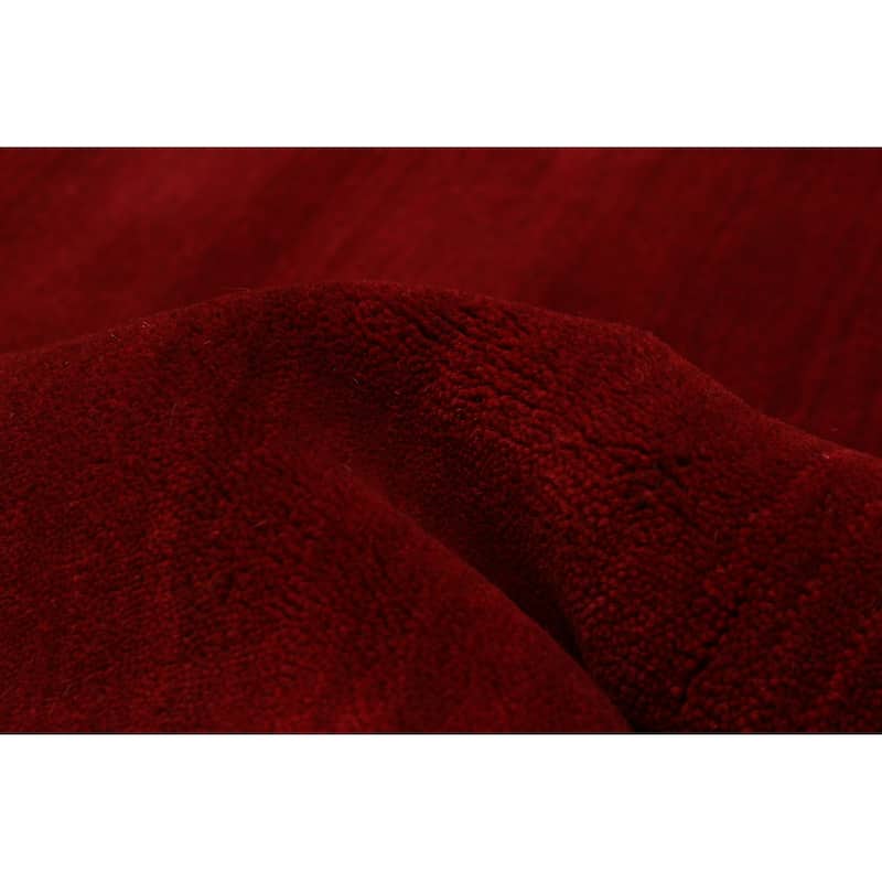 Kashkuli Gabbeh Red Rug 7'0" x 6'4" - 7'0 x 6'4