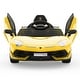 preview thumbnail 11 of 17, Kids Ride on Car 12V Licensed Lamborghini Electric Vehicles Sports Car Yellow