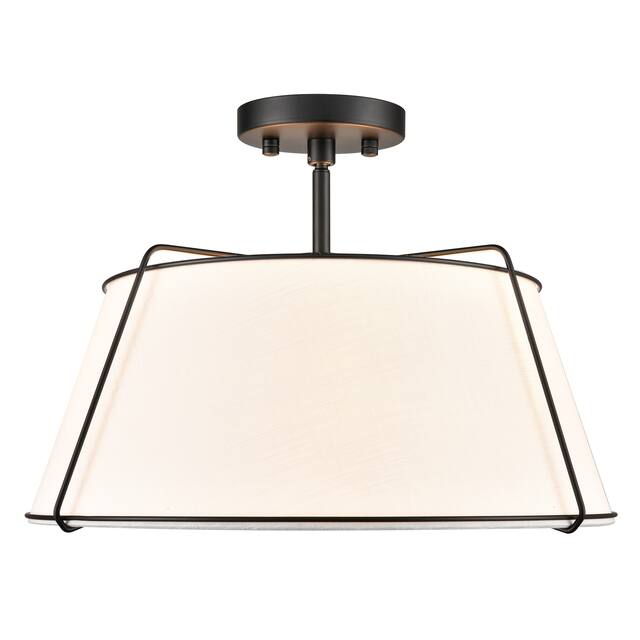 Light Society Lise Ceiling Light - Black/White