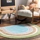 preview thumbnail 20 of 37, Nuloom Nydia SpinClean Circular Kids Machine Washable Area Rug