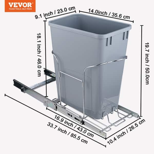Pull Out Trash Can Mounting Kit