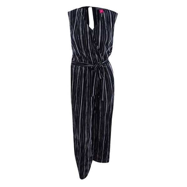 vince camuto striped jumpsuit