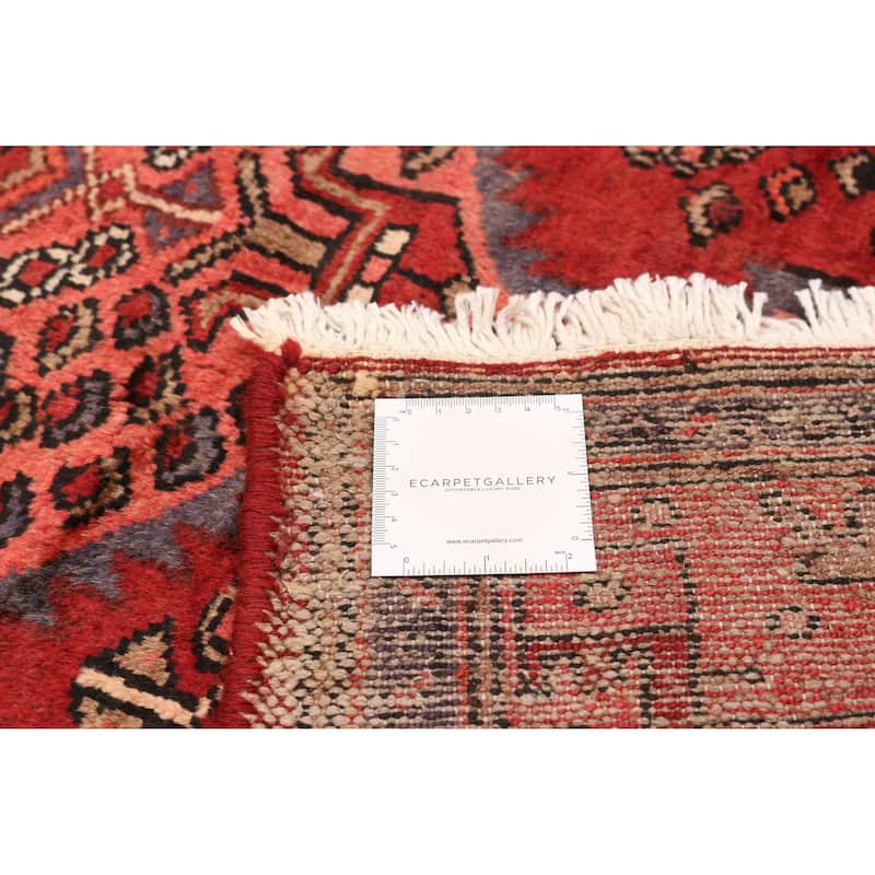ECARPETGALLERY Hand-knotted Andelz Red Wool Rug - 4'4 x 6'9