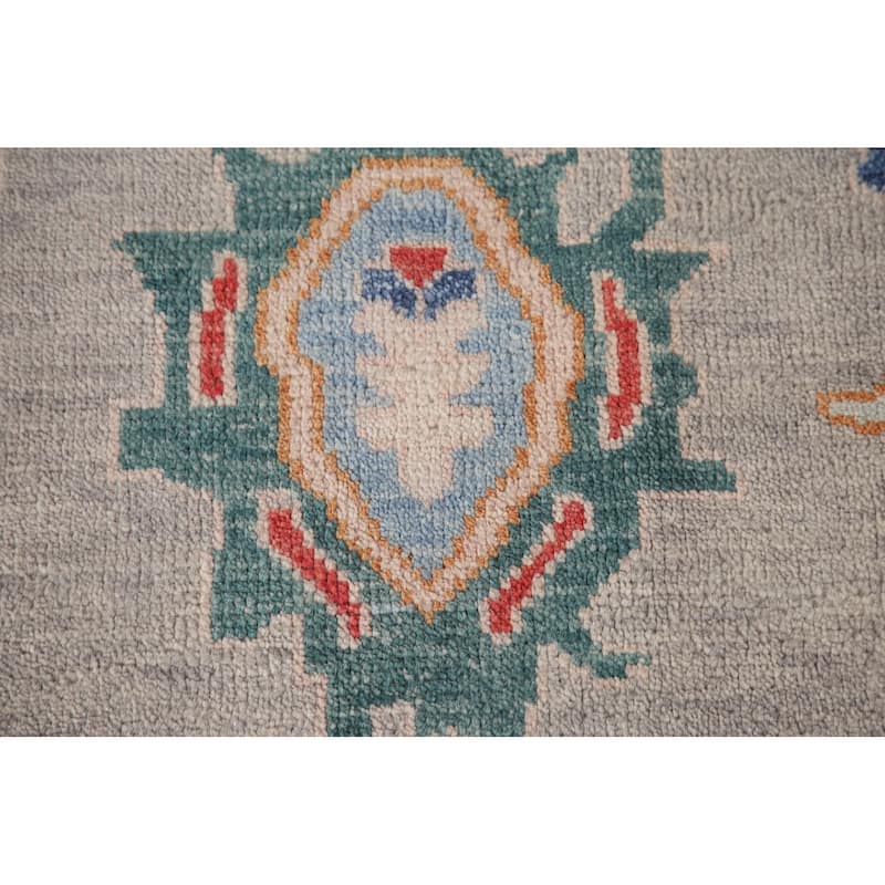 All-Over Oushak Area Rug Wool Carpet - 7'11"x 9'9"