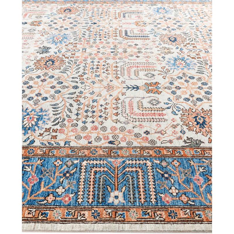 Serapi One-of-a-Kind Hand-Knotted Area Rug - Gray - 9' 3" x 11' 11"