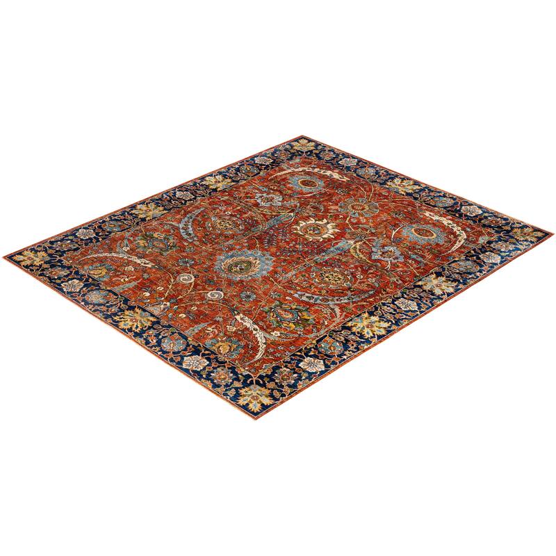 Serapi One-of-a-Kind Hand-Knotted Area Rug - Orange - 8' 3" x 9' 10"