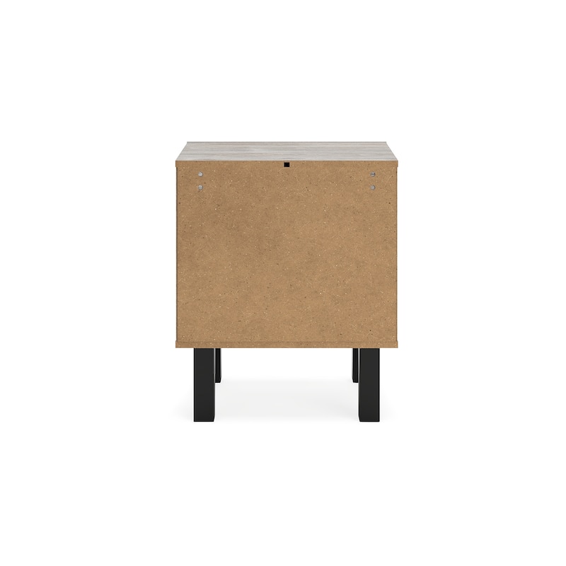 Signature Design by Ashley Vessalli Gray/Black Nightstand