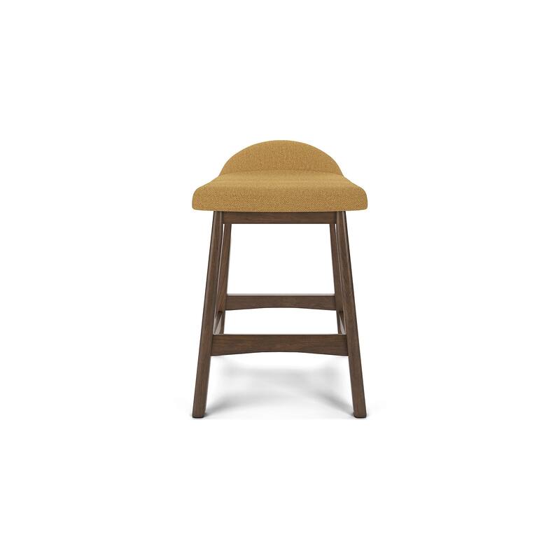 Signature Design by Ashley Lyncott Upholstered Counter Height Bar Stool (Set of 2) - 19"W x 20"D x 29"H