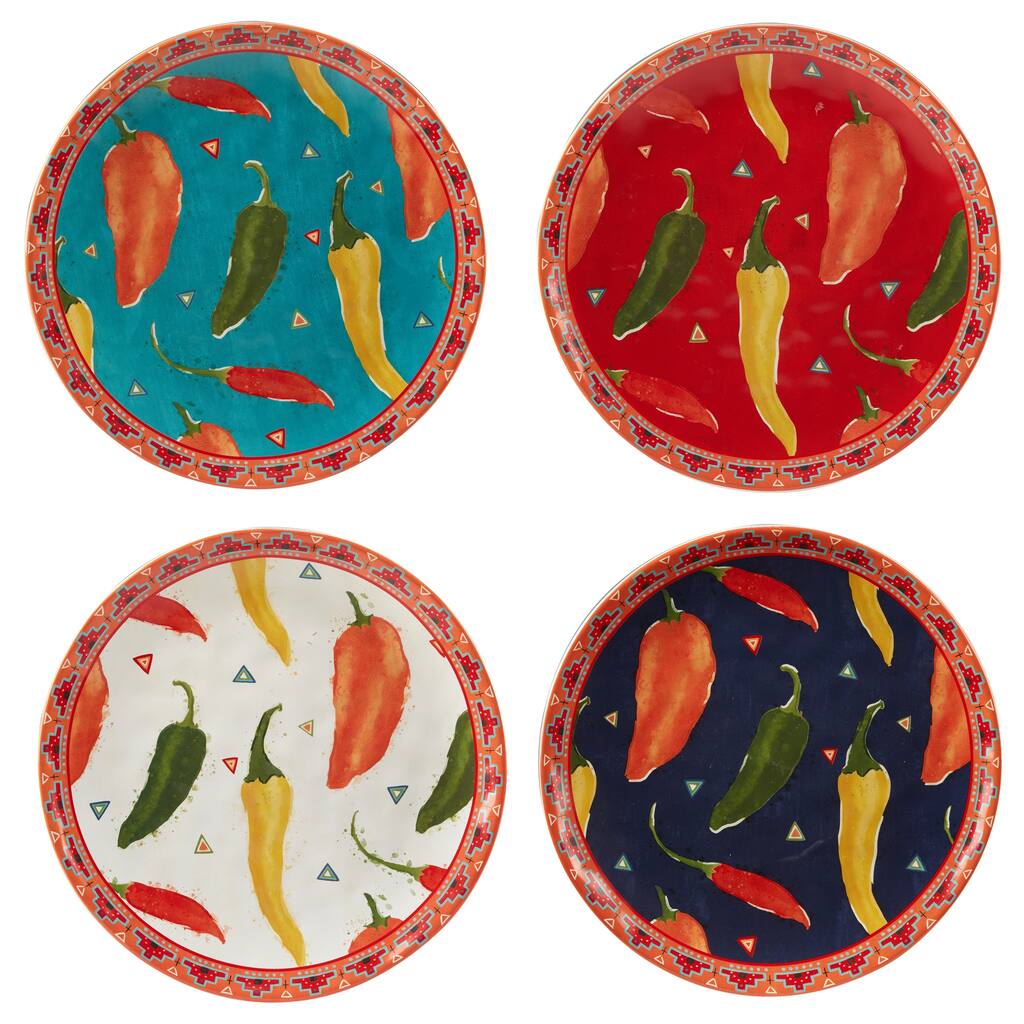 Certified International Santa Fe 10.75-inch Dinner Plates, Set of 4