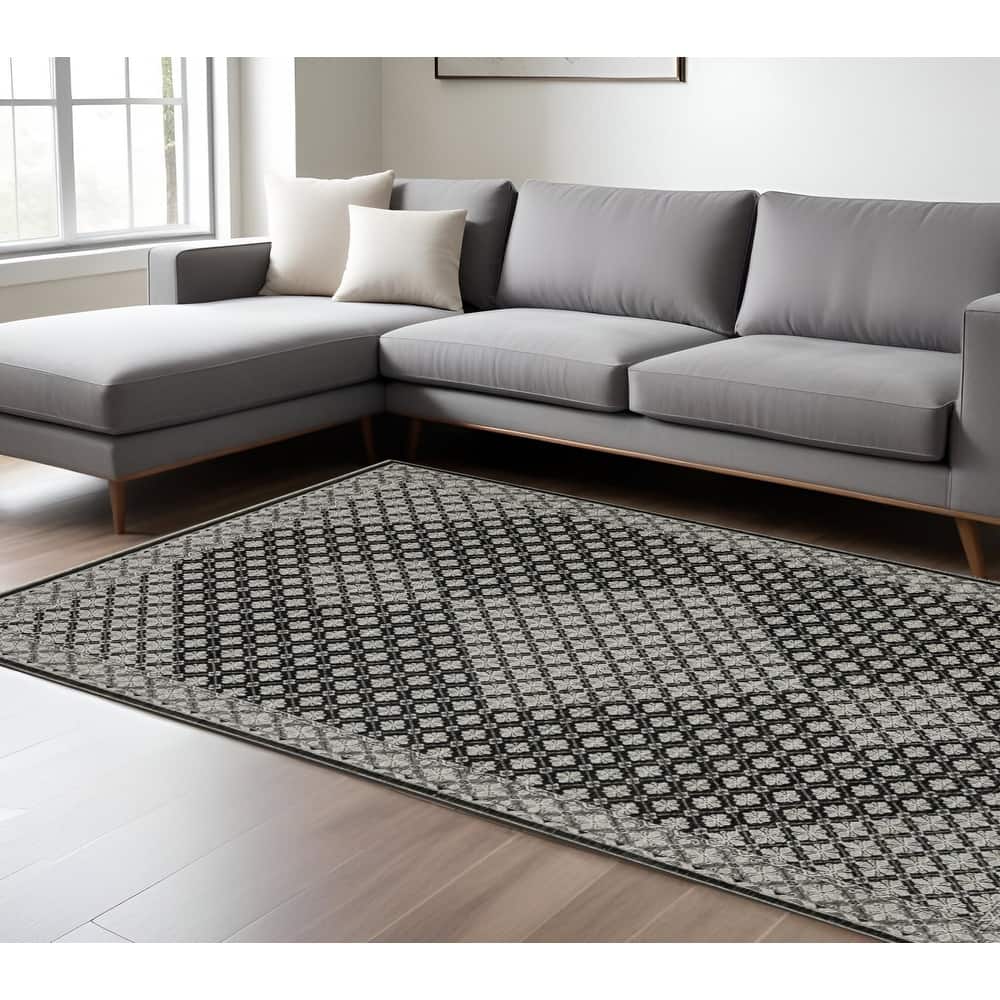 HomeRootsDiamond Traditional Runner Area Rug