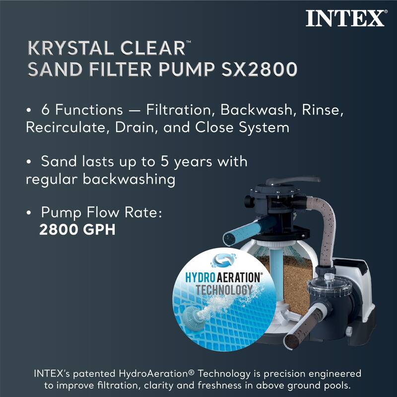Intex 32' x 16' x 52" Rectangular Ultra XTR Frame Above Ground Swimming Pool Set - 32 ft x 16 ft x 52 in