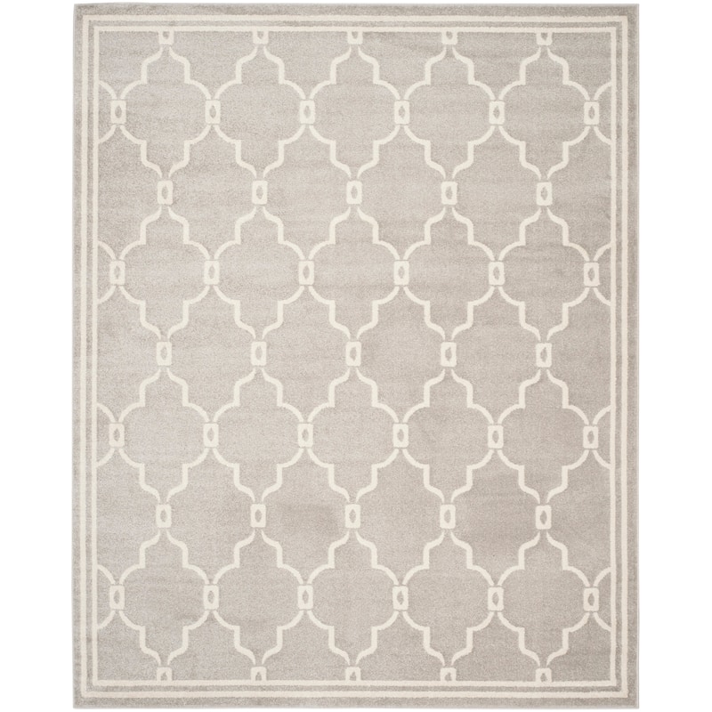 SAFAVIEH Amherst Nargis Modern Rug - 11' x 16' - Light Grey/Ivory