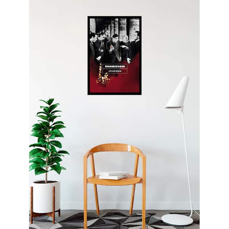 Rammstein Live Aus Berlin Framed Poster - 24 x 36 Inch