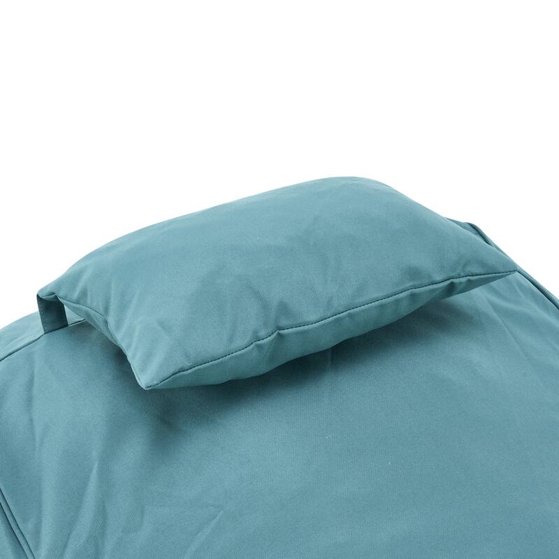 Christopher Knight Home- Fiano Fabric Outdoor Bean Bag Lounge Chair