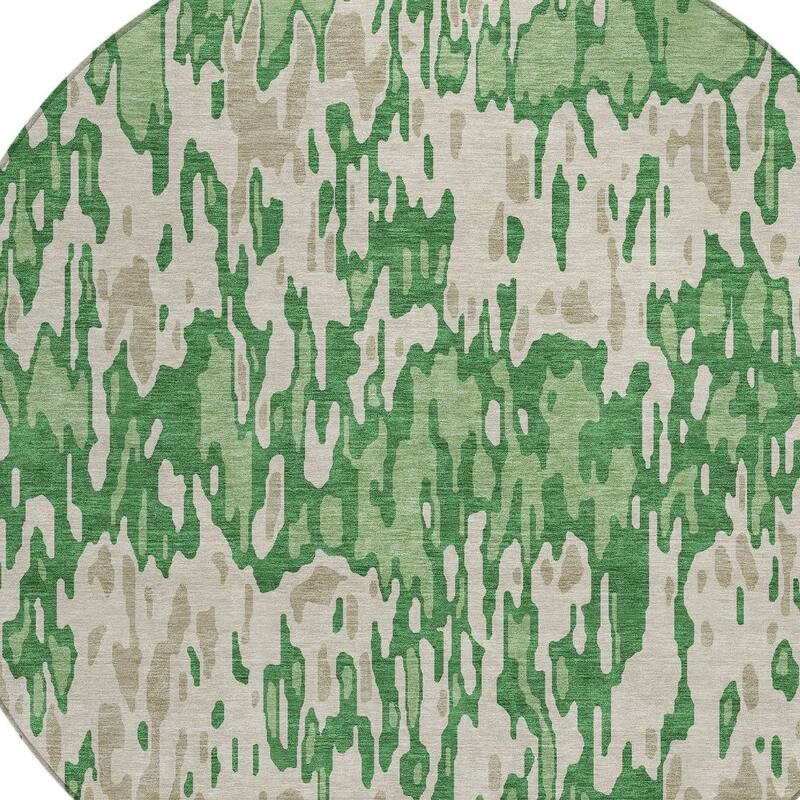 HomeRoots Striped Transitional Rectangle Outdoor Rug