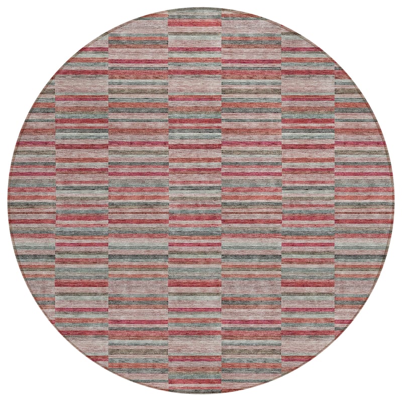 Machine Washable Indoor/ Outdoor Chantille Contemporary Geo Rug