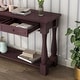 preview thumbnail 10 of 9, Console Table for Entryway with Storage Drawers and Shelf