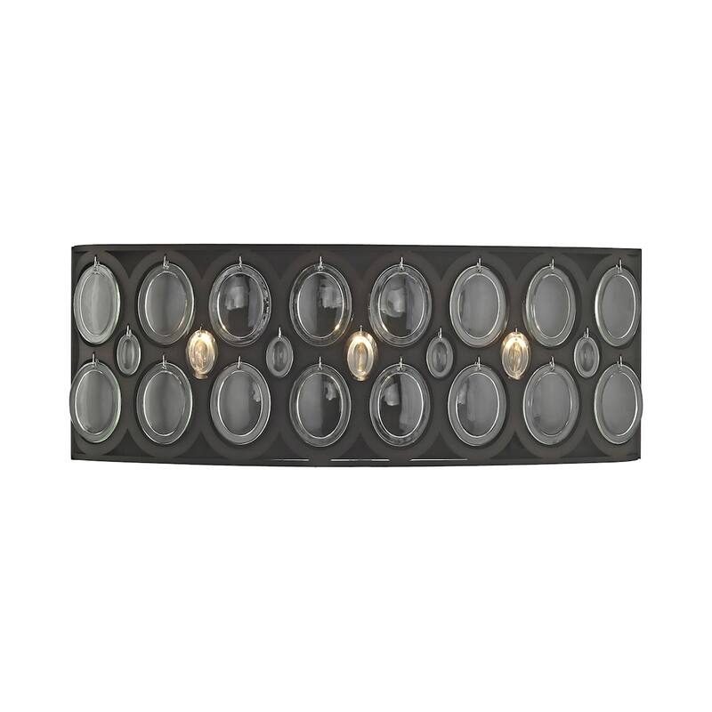 Elk Home Serai Oil Rubbed Bronze Glass Vanity Light