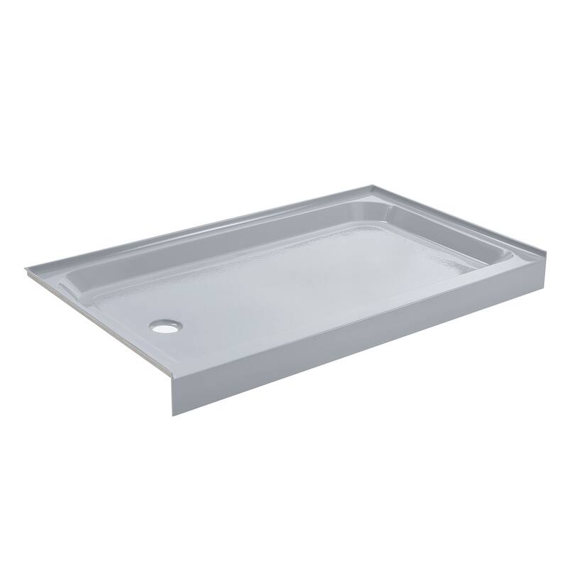 Voltaire 60 x 36 Single-Threshold, Left Drain, Shower Base, Grey