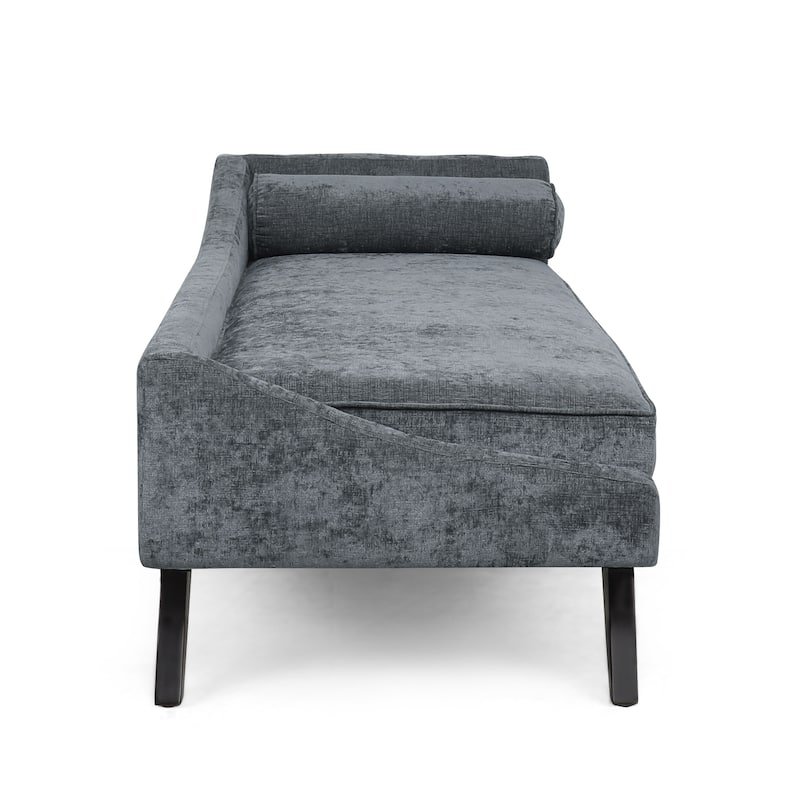 Cagle Mid-century Modern Chaise Lounge by Christopher Knight Home - 68.00" L x 27.50" W x 25.00" H