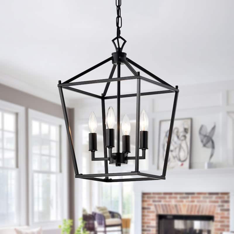 Buelex Lamp Post Lantern Style Iron Chandelier