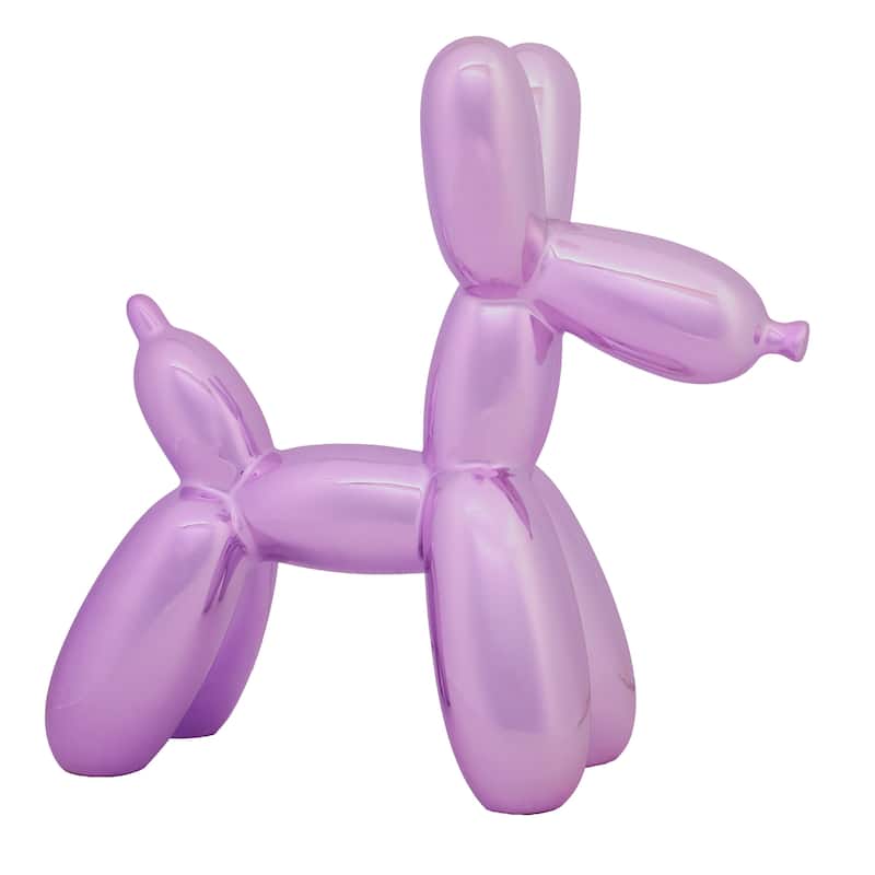 National Tree Company 11" Halloween Balloon Dog Figurine Indoor Decoration, Orange - 11 in