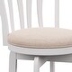 preview thumbnail 26 of 37, Hillsdale Furniture Savana Wood Upholstered Swivel Stool