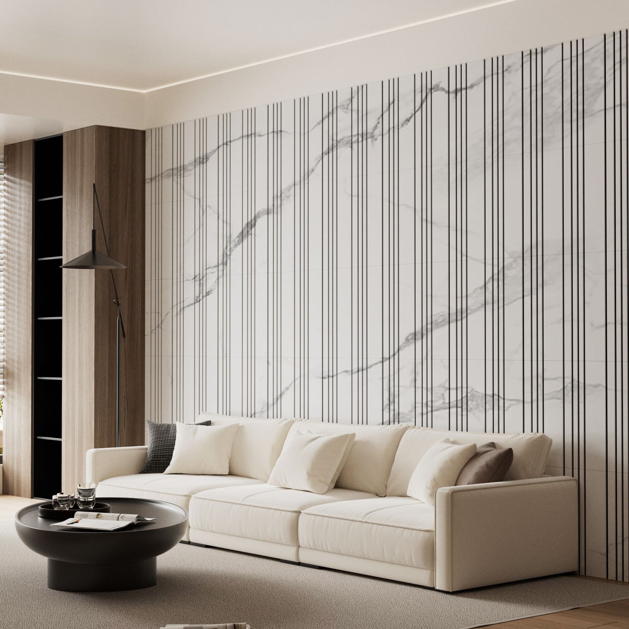 Option White Marble