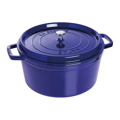 STAUB Cast Iron 13.25-qt Round Cocotte