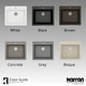 preview thumbnail 26 of 55, Karran Top Mount 25 in. Single Bowl Quartz Kitchen Sink
