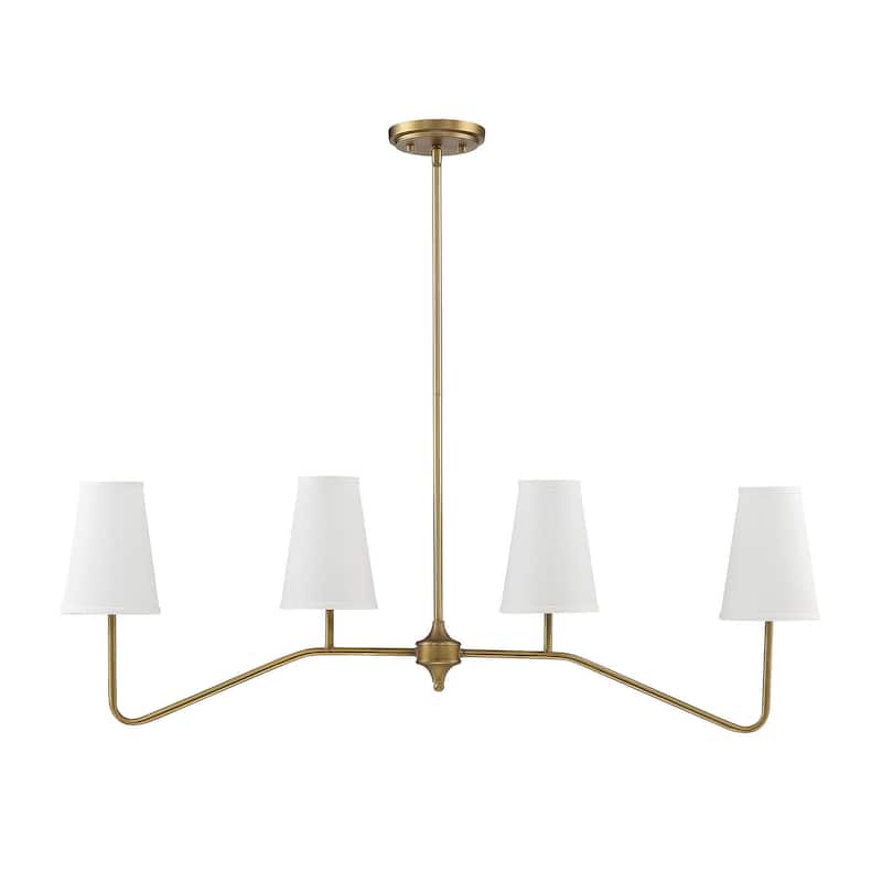 Meridian M10078 4-Light Linear Chandelier