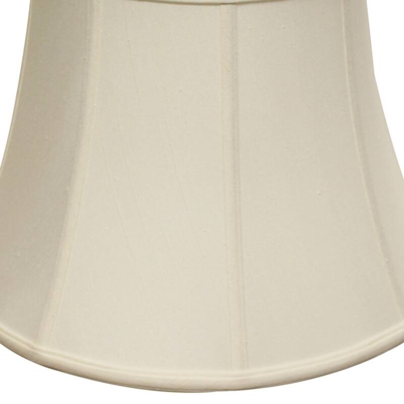 Modified Bell Softback Lampshade with Washer Fitter, White