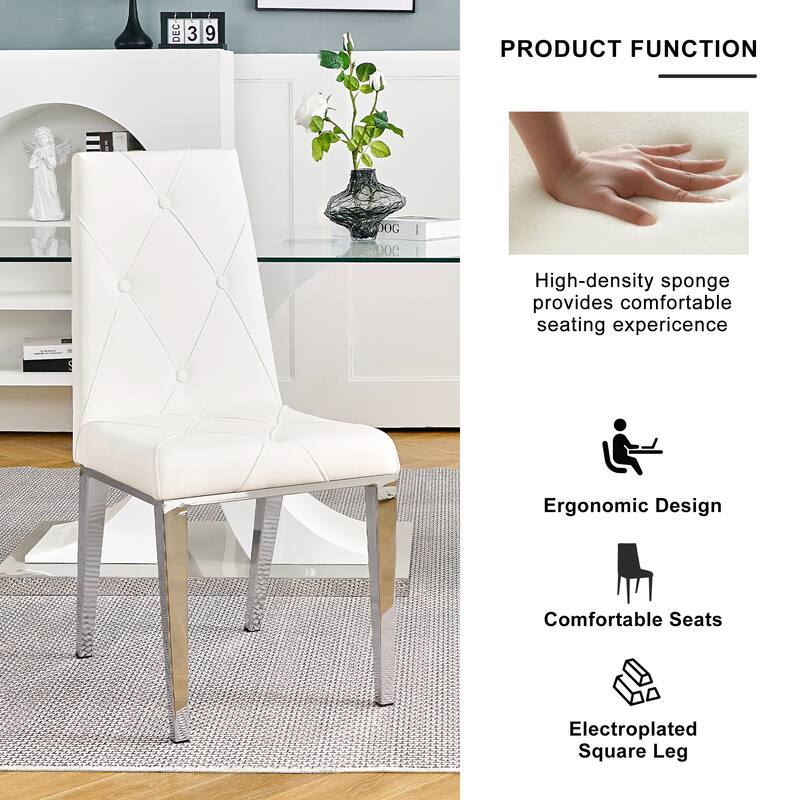 Set of 2 Modern Simple Dining Chair