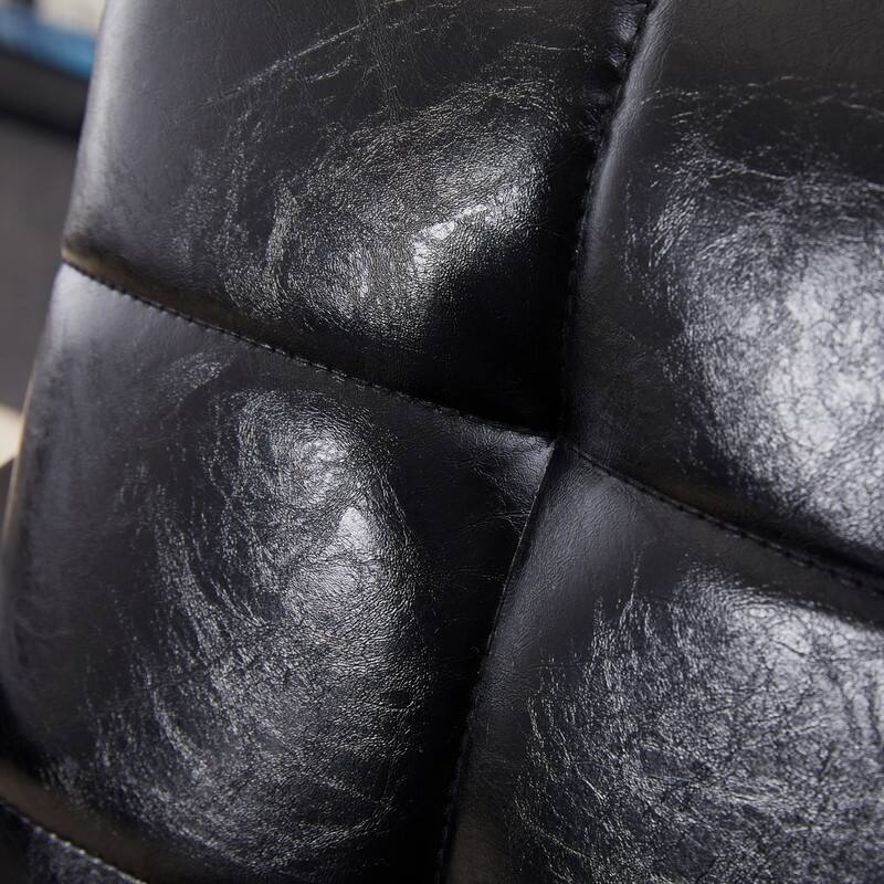 Antique Black Medieval-Inspired High Back Armchair - Solid Wood Modern Reading Chair