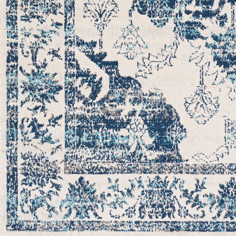 Livabliss Traditional Floransa Medallion Area Rug