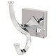 preview thumbnail 3 of 4, Alno Contemporary II Double Bathroom Towel Robe Hook Polished Chrome